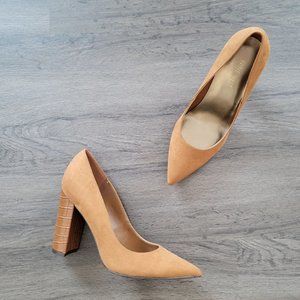 Nine West Cognac Power Dress Pumps NWOB Size 8